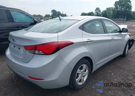 2015 Hyundai Elantra Se из США, поврежденный, VIN 5NPDH4AE2FH614443